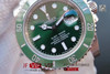 N劳力士SUB潜航者系列116610LV翠绿版绿水鬼绿鬼翠绿版 胶带款（送一副原装钢带），2836/改装3135/原版3135三种自动机械机 商品缩略图4