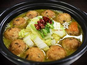 娃娃菜炖苏北丸子