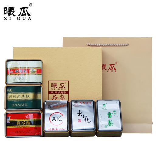 曦瓜 五岩六韵 大红袍 铁罗汉 水仙 肉桂 雪梨 百岁香 品鉴礼盒 96g 商品图1