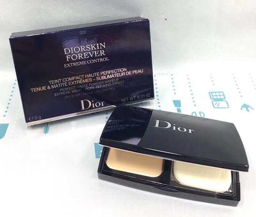 Dior迪奥FOREVER凝脂恒久高保湿控油水润精华粉饼9g #010 #020 （1317047）（317078） 商品图0