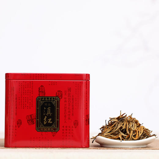 天地间大金芽滇红茶云南滇红红茶茶叶工夫红茶100克装2019头春 商品图2