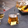 公道杯-玻璃公道杯-刻花公道杯圆肚、四方、直身6款（透明把） 商品缩略图4