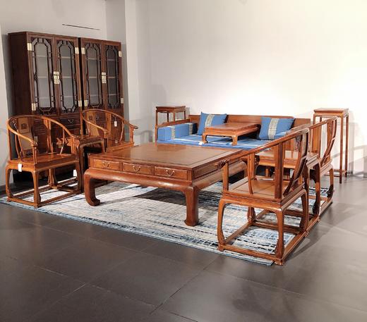 红桥红   家具严选  缅甸花梨(大果紫檀）  【罗汉床混搭沙发系列】 商品图3