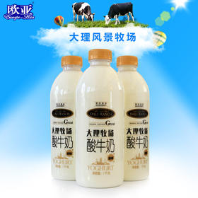 大理牧场酸奶1000g*3瓶