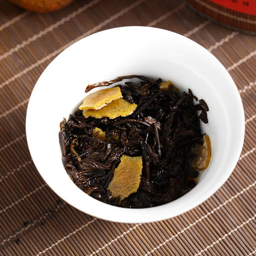 广东柑普茶天地间大红柑普洱茶熟茶新会柑普茶桔普茶橘普茶500克 商品图4