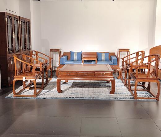 红桥红   家具严选  缅甸花梨(大果紫檀）  【罗汉床混搭沙发系列】 商品图1