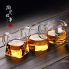 公道杯-玻璃公道杯-刻花公道杯圆肚、四方、直身6款（透明把） 商品缩略图5