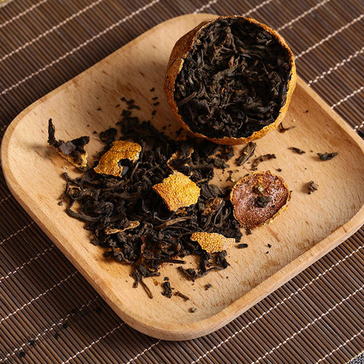 广东桔普茶 新会桔普茶柑普茶2017年新柑普洱茶熟茶橘普 商品图2