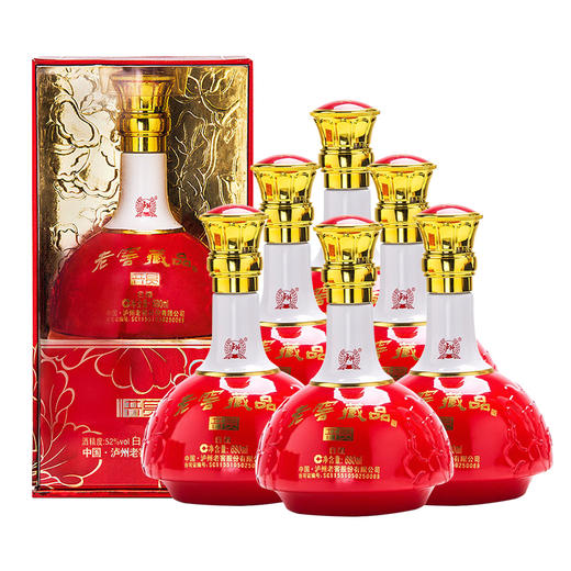 【浓香官旗】52度 老窖藏品 共赏 680ml*6 商品图1