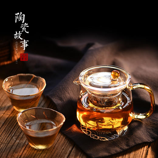 茶壶-泡茶壶-玻璃玲珑壶大小号2款 商品图1