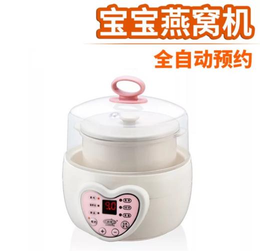 【家用电器】广兴全自动电炖锅煲汤锅煮粥锅陶瓷电炖盅白瓷隔水炖汤宝宝燕窝机 商品图0