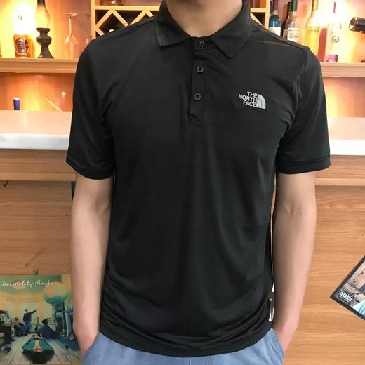 户外日单尖货！T-N-F HeatGear能量面面料 速干排汗 男士翻领polo短袖T恤MTX65007 商品图0
