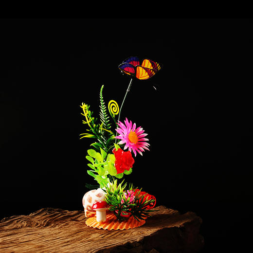 造景花草系列【14、15、16款】共贝壳底座三款，适于刺身造景，冷热菜及餐桌看台造景。 商品图1