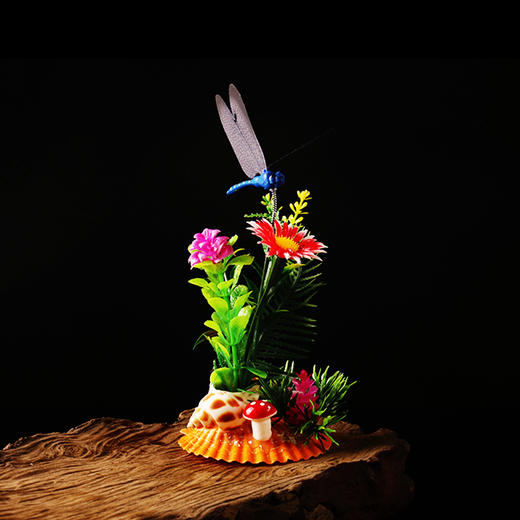 造景花草系列【14、15、16款】共贝壳底座三款，适于刺身造景，冷热菜及餐桌看台造景。 商品图2