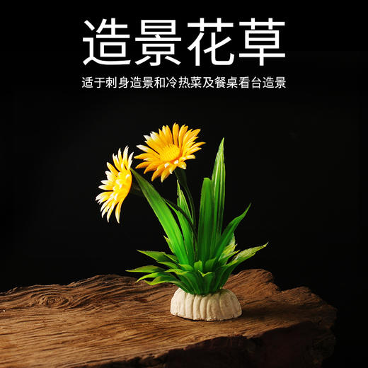 造景花草系列【04款】，适于刺身造景，冷热菜及餐桌看台造景。 商品图0