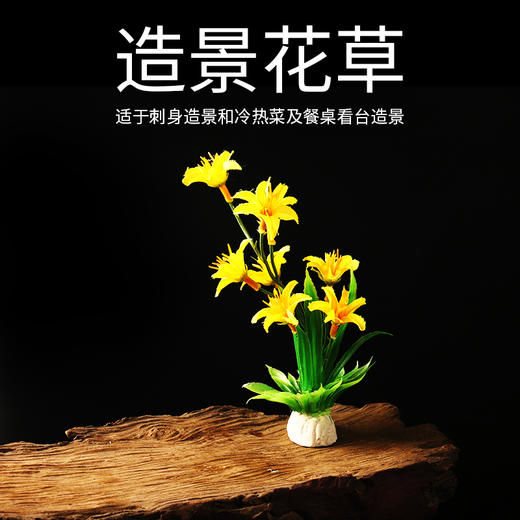 造景花草系列【02款】，适于刺身造景，冷热菜及餐桌看台造景。 商品图0