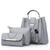 QYN-3015欧美简约木珠水桶型子母包手提单肩包三件套 商品缩略图3