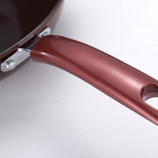 德世朗DESLON  乐炫精铁不粘炒锅 精铸铁离子 玻璃锅盖 30cm  DFS-C106A 商品图3