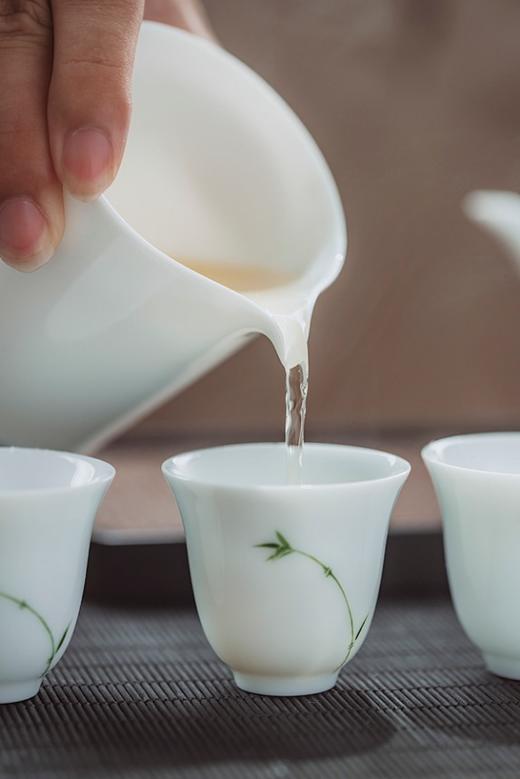 茶壶-泡茶壶-陶瓷美人肩新彩竹子套组 商品图3
