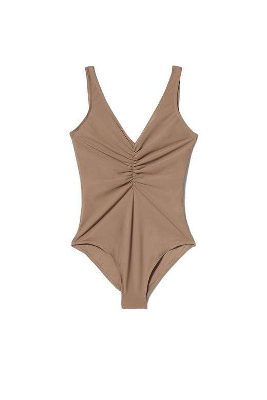 Toteme 裸色SONDORIO细带连衣泳衣 商品图1