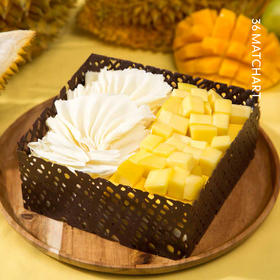 榴芒双拼 - 推荐！一半慕斯 一半奶油，可选1/2磅（广州)