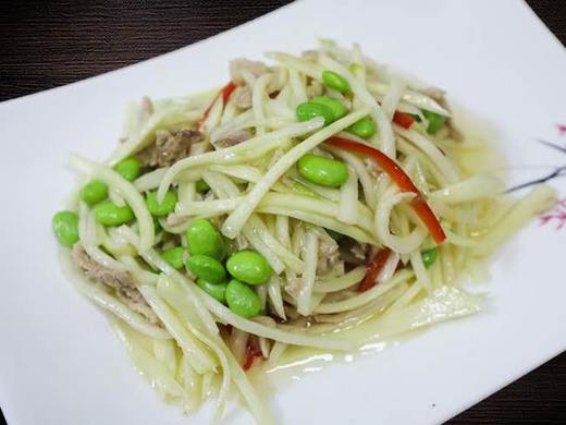 茭瓜毛豆肉丝 商品图0