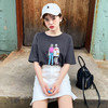 韩都衣舍2019韩版女装夏装新款印花基础款短袖T恤EK9250囡 商品缩略图0