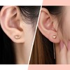 潮宏基 FUN趣兔熊18K金玫瑰金耳线女彩金耳钉耳环女 L EEK30007884 商品缩略图3