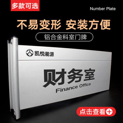双面铝科室牌 商品图3
