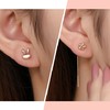 潮宏基 FUN趣兔熊18K金玫瑰金耳线女彩金耳钉耳环女 L EEK30007884 商品缩略图4
