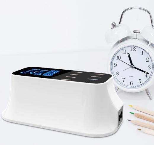 【数码】*私模 QC3.0 type-c快充 智能数码显示CDA19Q多口USB手机充电器 商品图1