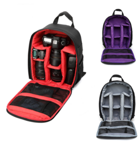 【数码】 *跨境单反相机包男士防水摄影包户外双肩小型数码相机背包