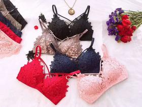 【服饰鞋包】*蕾丝女内衣无痕无钢圈聚拢文胸罩性感天猫夏女士