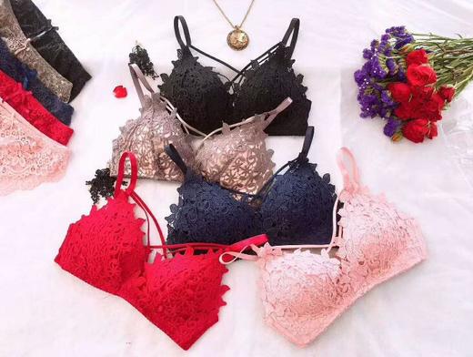 【服饰鞋包】*蕾丝女内衣无痕无钢圈聚拢文胸罩性感天猫夏女士 商品图0