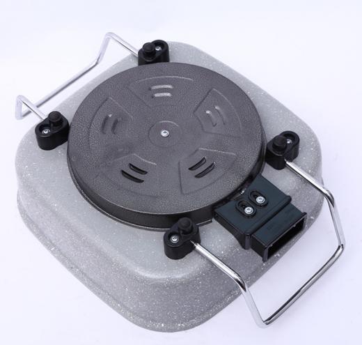 【家用电器】小家电厨具小家电多功能电热锅韩式 麦饭石电烤锅烤肉烤鱼不粘平底锅具 商品图2