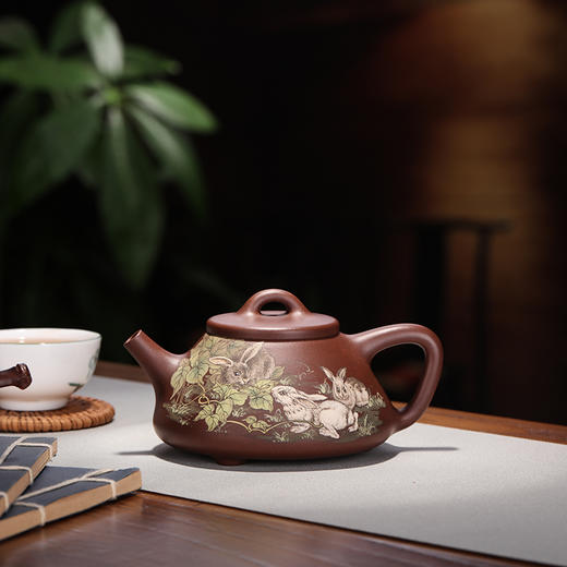 【石瓢】 作者：冯娟    泥料：紫泥    容量：260cc 商品图0