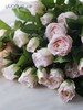 高仿真花玫瑰花加瓶假花田园单支白色绢花高档装饰客厅假花摆设件 商品缩略图1