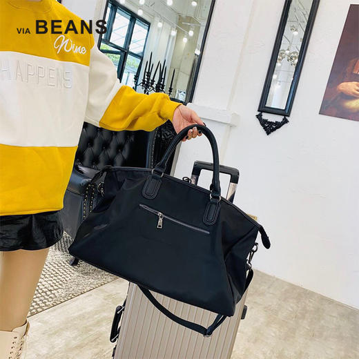 VIA BEANS 双耳印X字母手提包\5014300001 商品图1