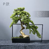 新中式禅意仿真迎客松盆景大型摆件假树枝绿植罗汉松植物室内装饰 商品缩略图2