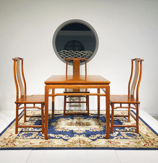 红桥红  家具严选  缅甸花梨(大果紫檀）  【休闲桌系列】 商品图1