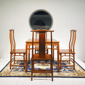 红桥红  家具严选  缅甸花梨(大果紫檀）  【休闲桌系列】