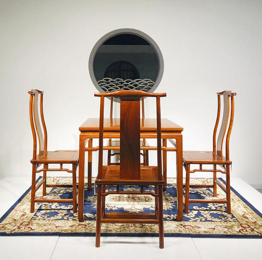 红桥红  家具严选  缅甸花梨(大果紫檀）  【休闲桌系列】 商品图0