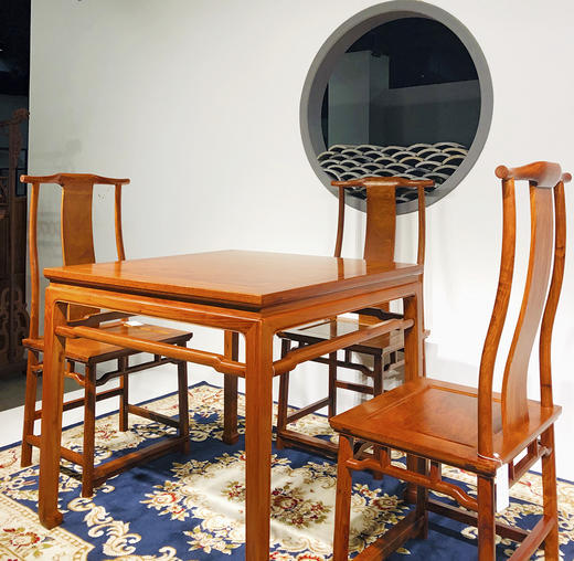 红桥红  家具严选  缅甸花梨(大果紫檀）  【休闲桌系列】 商品图4