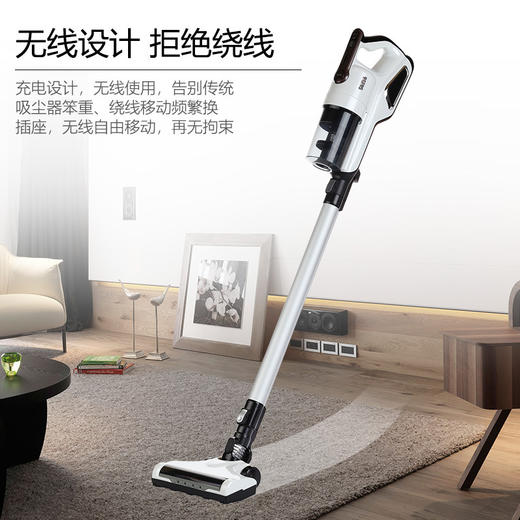 Sezze西哲吸尘器 S35E日本无线家用手持式 立式车用22V强力吸尘器 商品图1