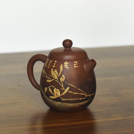 建水紫陶  三金壶 商品图3
