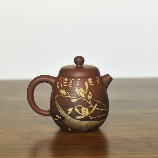 建水紫陶  三金壶 商品图0