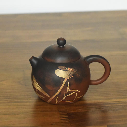 建水紫陶  三金壶 商品图4