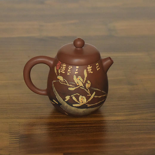 建水紫陶  三金壶 商品图5