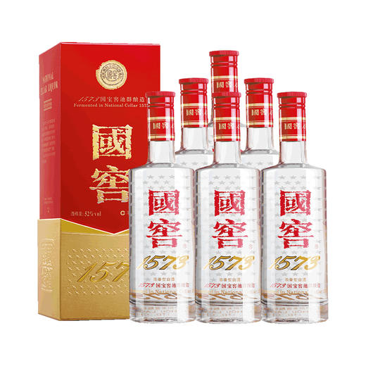 【泸州老窖酒名堂】国窖1573经典装  52度500ml*6 商品图1