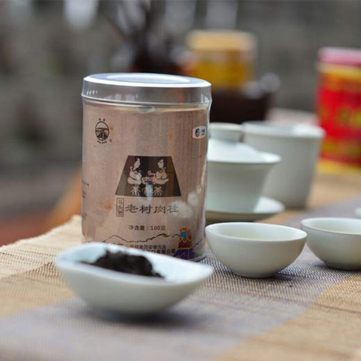 中茶 茶客茶系列 AT0188马头岩老树肉桂 礼盒装100g 商品图3